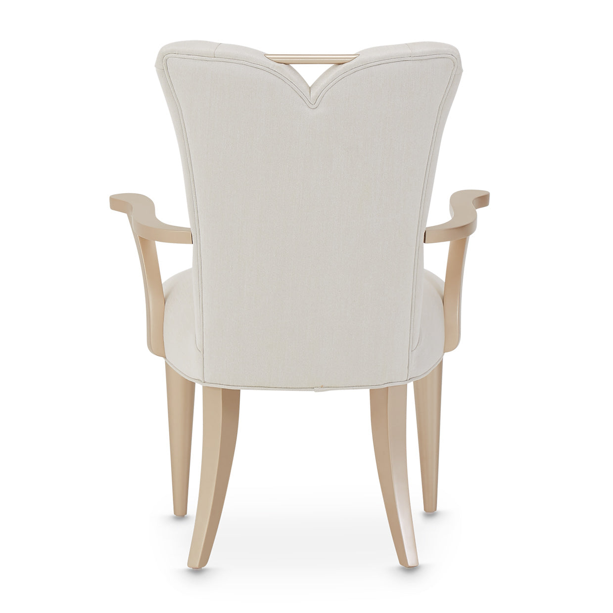 La Rachelle Dining Arm Chair - Icicle/Champagne
