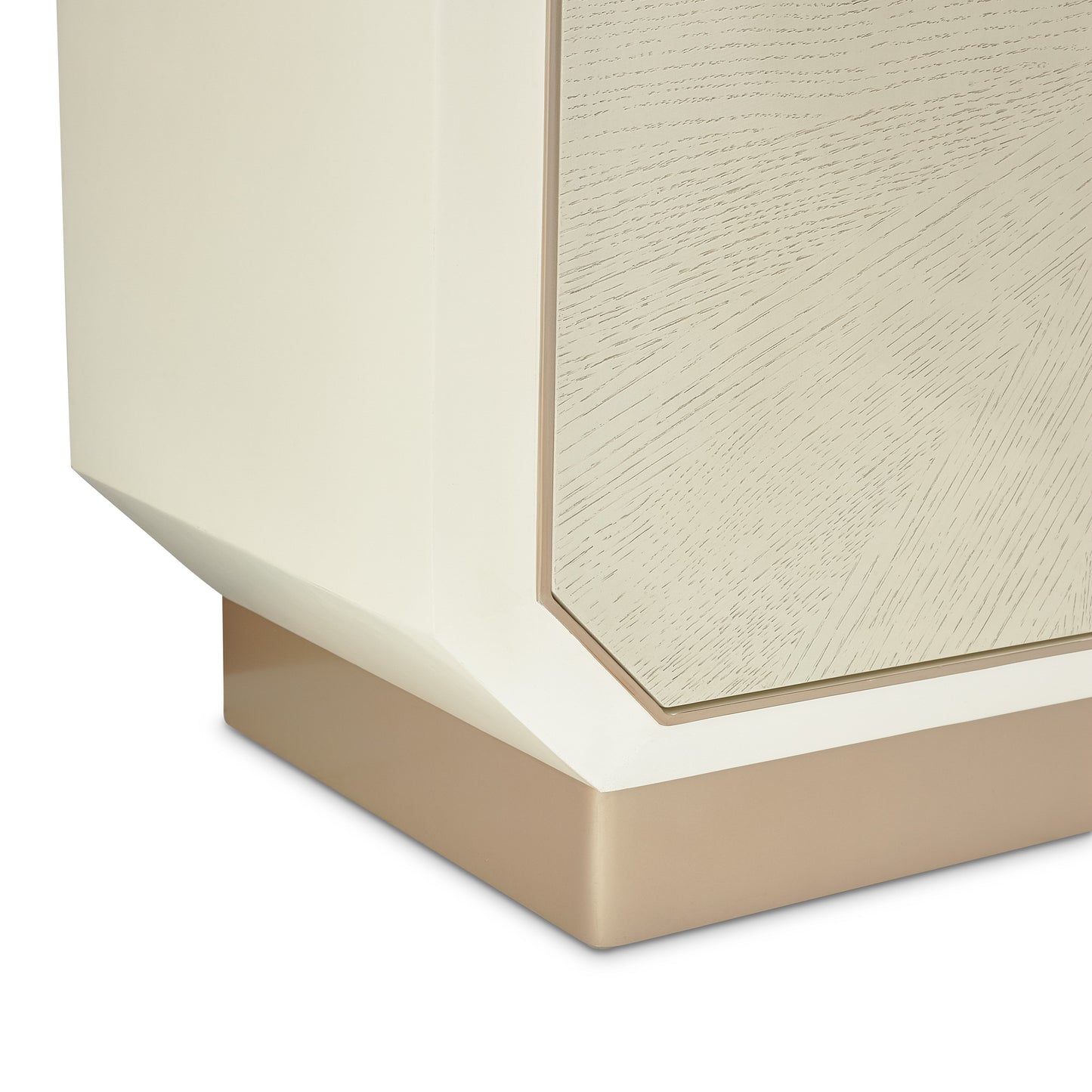 La Rachelle Sideboard with Mirror - Medium Champagne