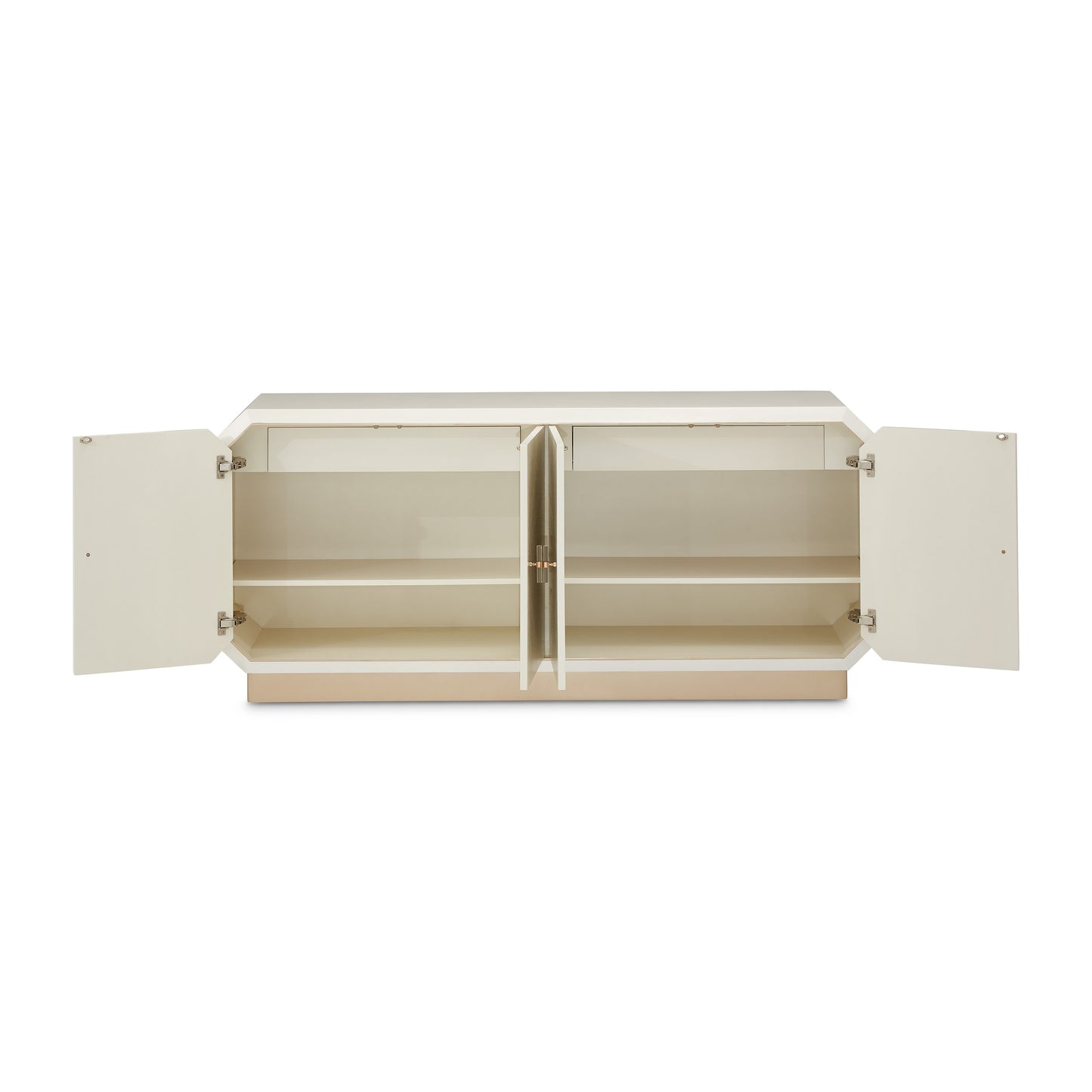 La Rachelle Sideboard with Mirror - Medium Champagne