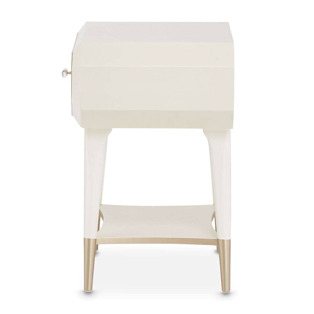 La Rachelle 1-Drawer Nightstand - Champagne