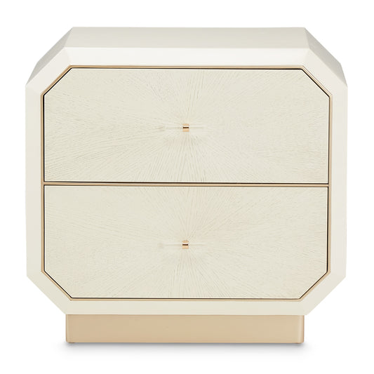 La Rachelle 2-Drawer Nightstand - Champagne