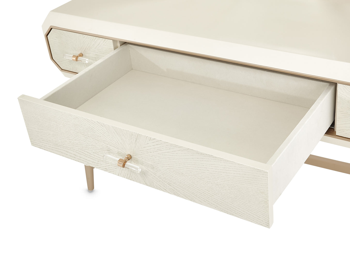 La Rachelle Vanity Desk - Champagne