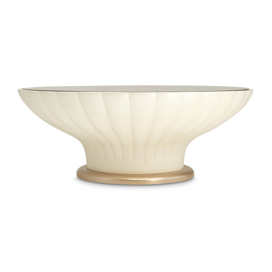 La Rachelle Round Cocktail Table - Champagne