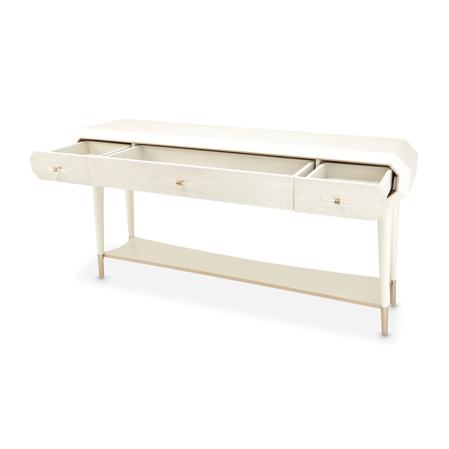La Rachelle Console Table - Champagne