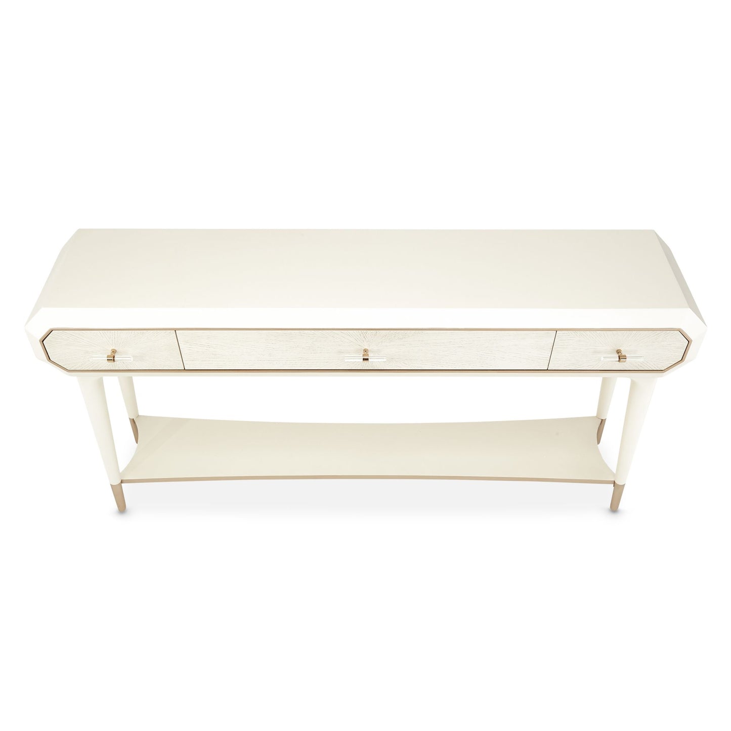 La Rachelle Console Table - Champagne