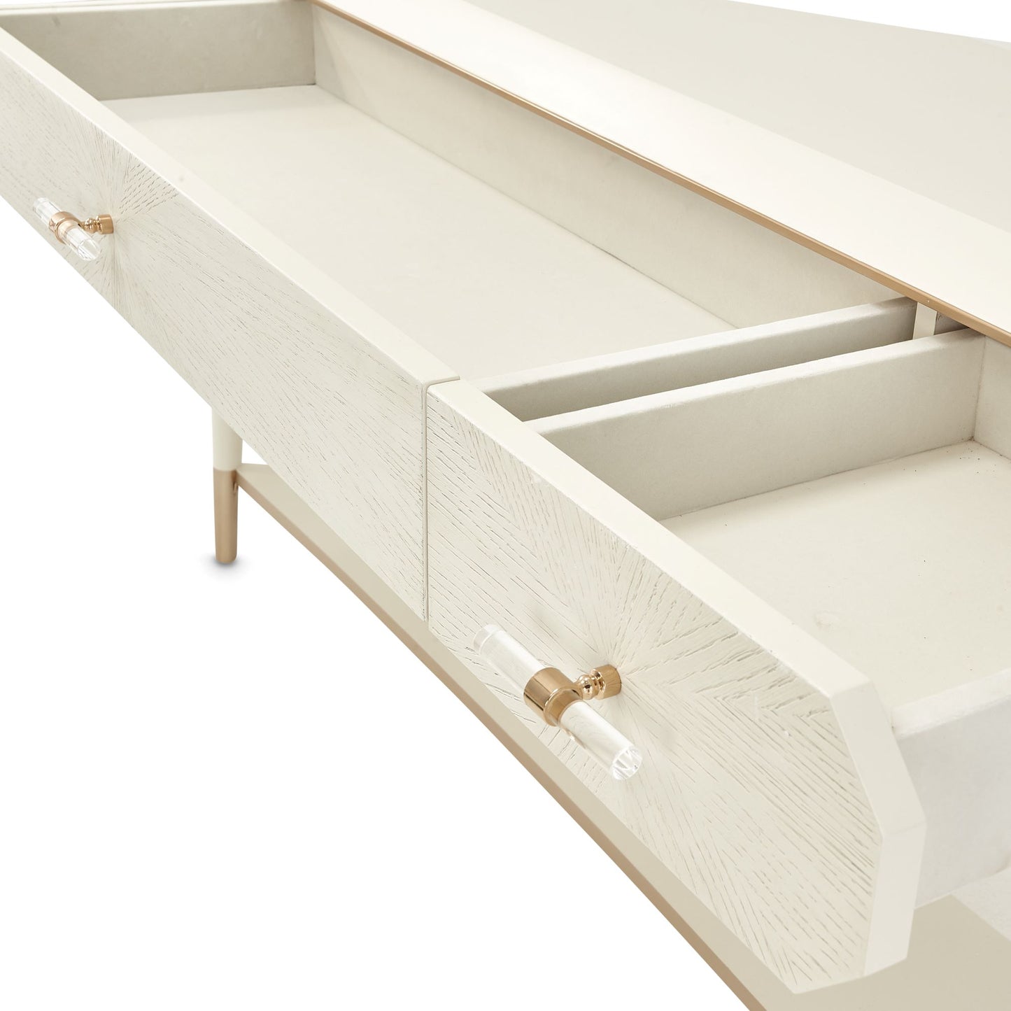 La Rachelle Console Table - Champagne