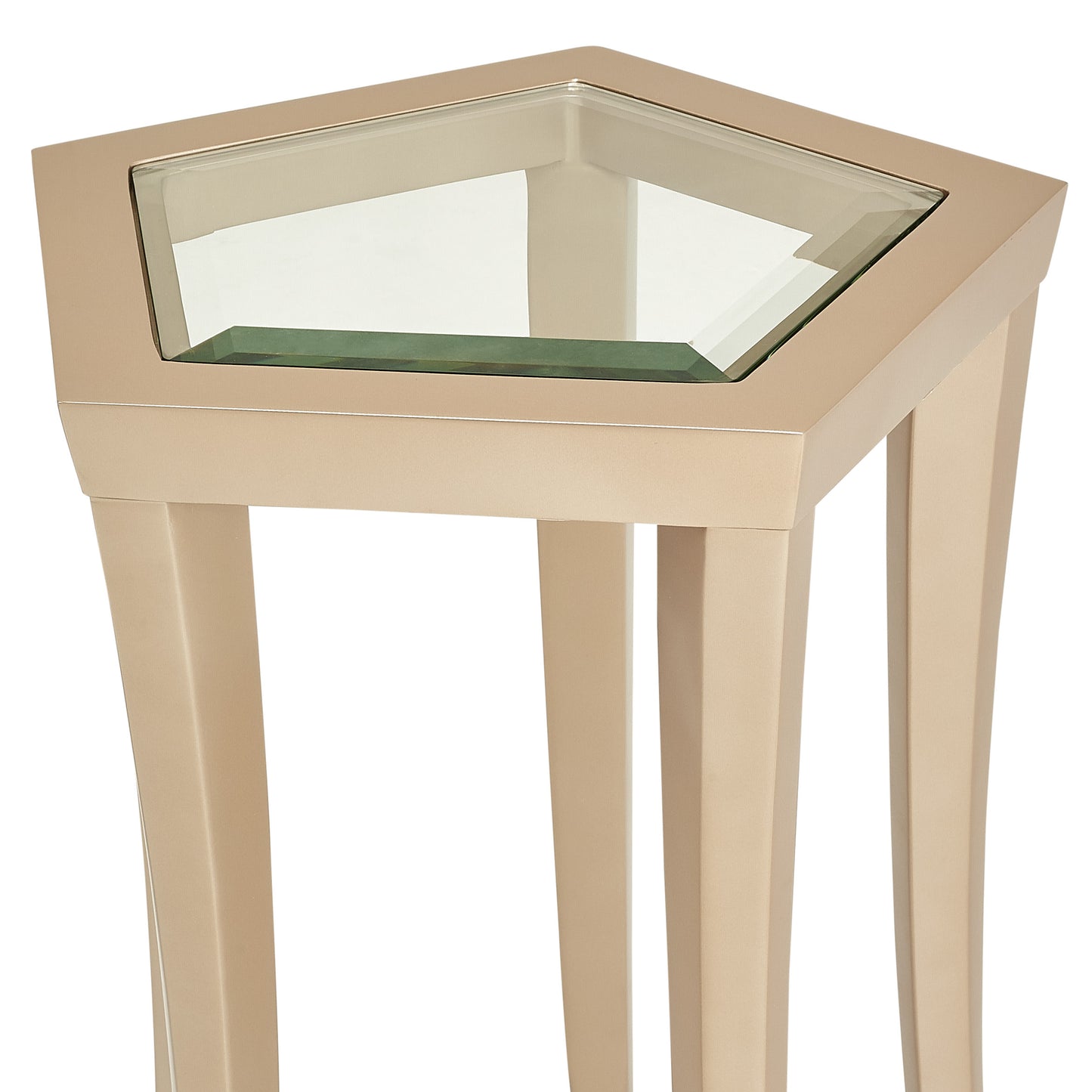 La Rachelle Chairside Table - Chardonnay