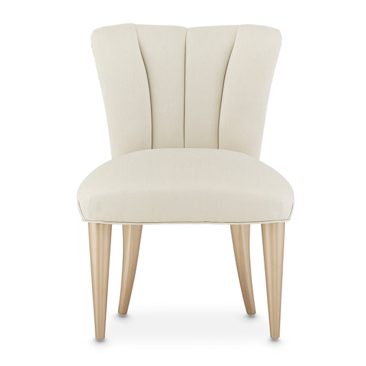 La Rachelle Vanity Chair - Icicle/Champagne
