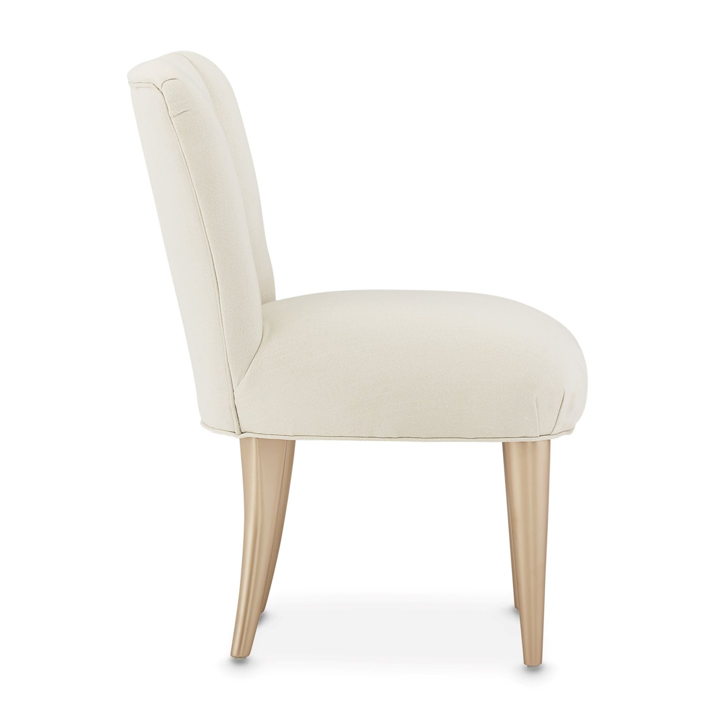 La Rachelle Vanity Set with Mirror & Chair - Champagne