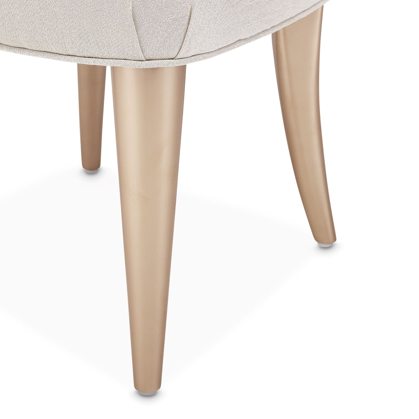 La Rachelle Vanity Set with Mirror & Chair - Champagne