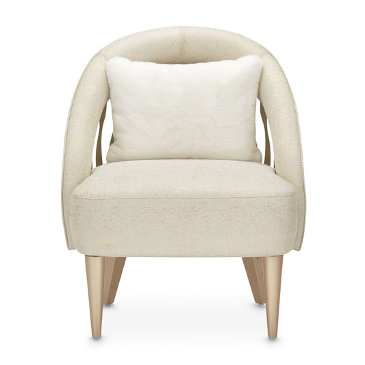 La Rachelle Flame Chair - Gold Rush/Champagne
