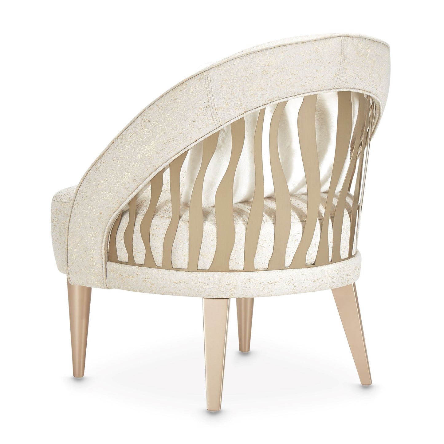 La Rachelle Flame Chair - Gold Rush/Champagne