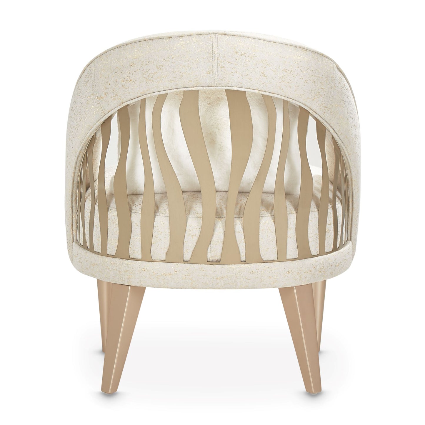 La Rachelle Flame Chair - Gold Rush/Champagne