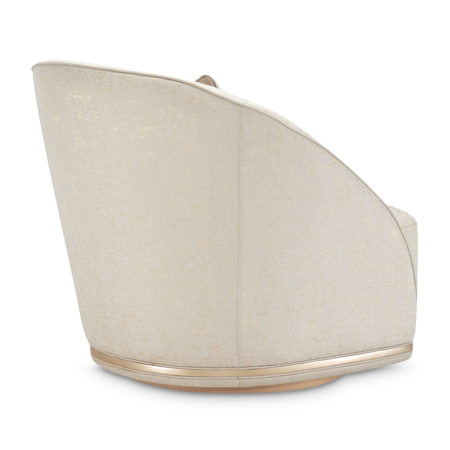 La Rachelle Swivel Chair - Gold Rush/Champagne