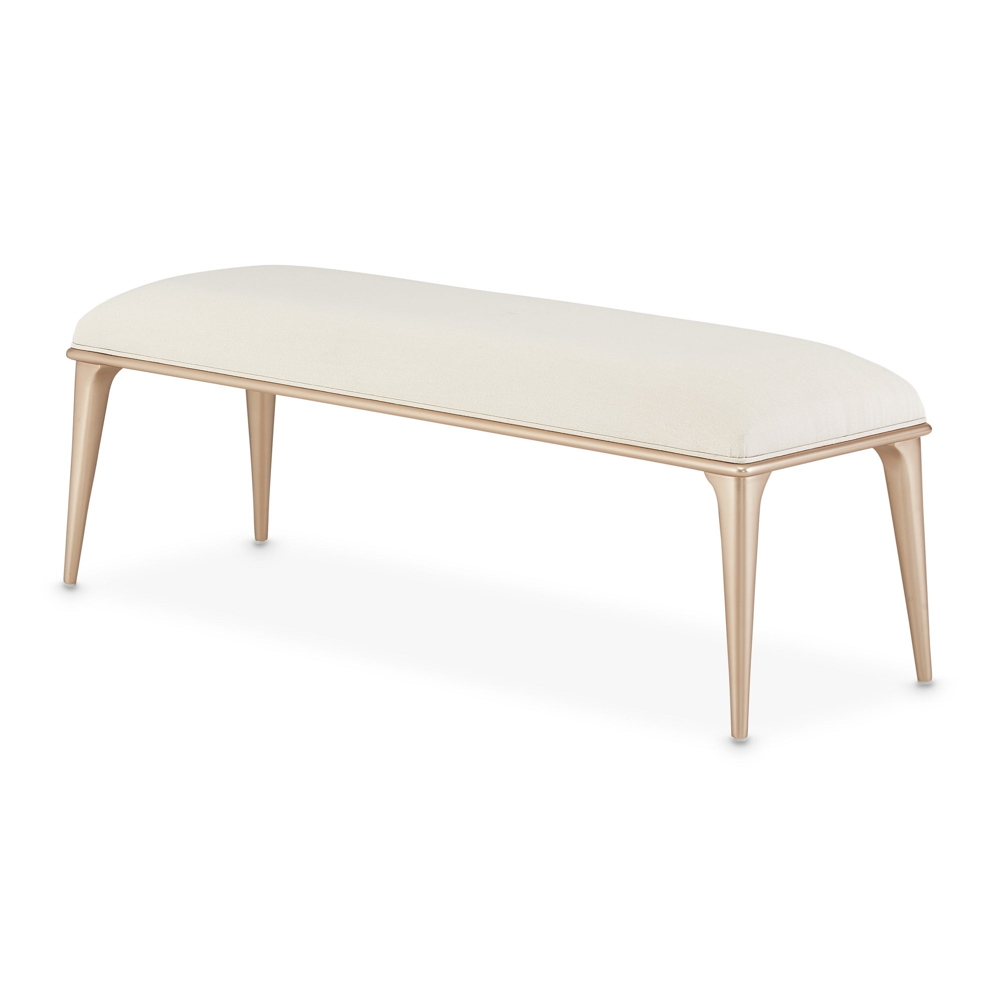 La Rachelle Bed Bench - Icicle/Champagne