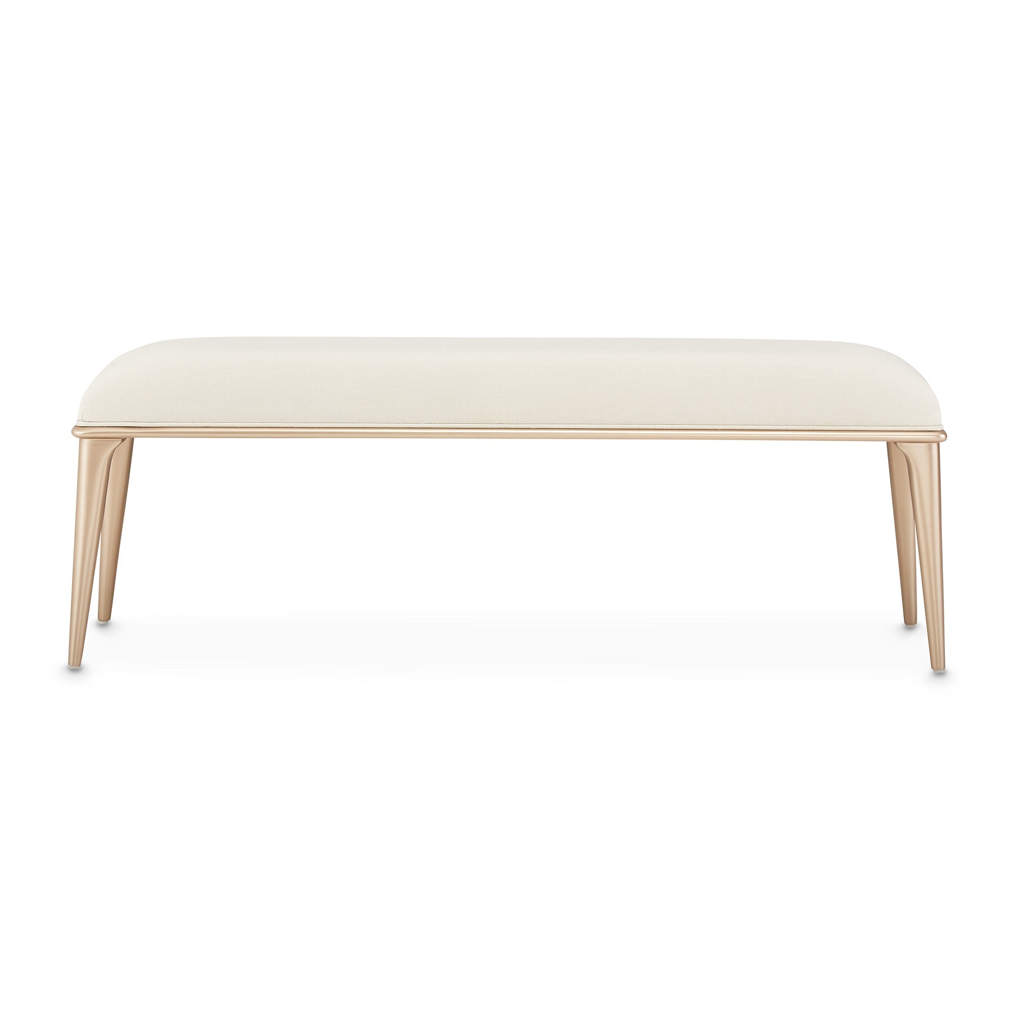 La Rachelle Bed Bench - Icicle/Champagne