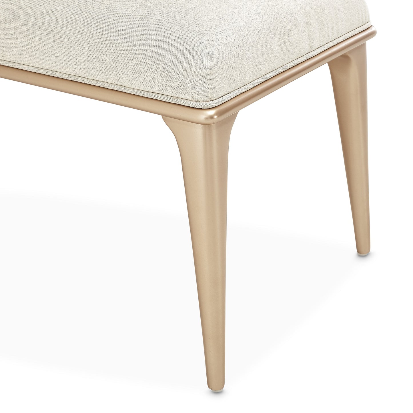 La Rachelle Bed Bench - Icicle/Champagne