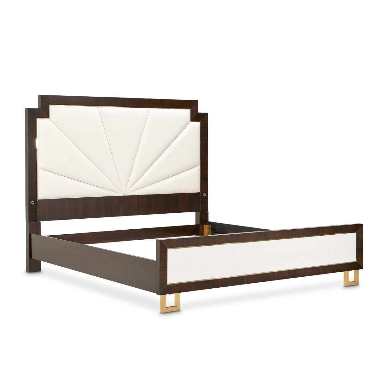 Belmont Place Eastern King Upholstered Bed - Espresso