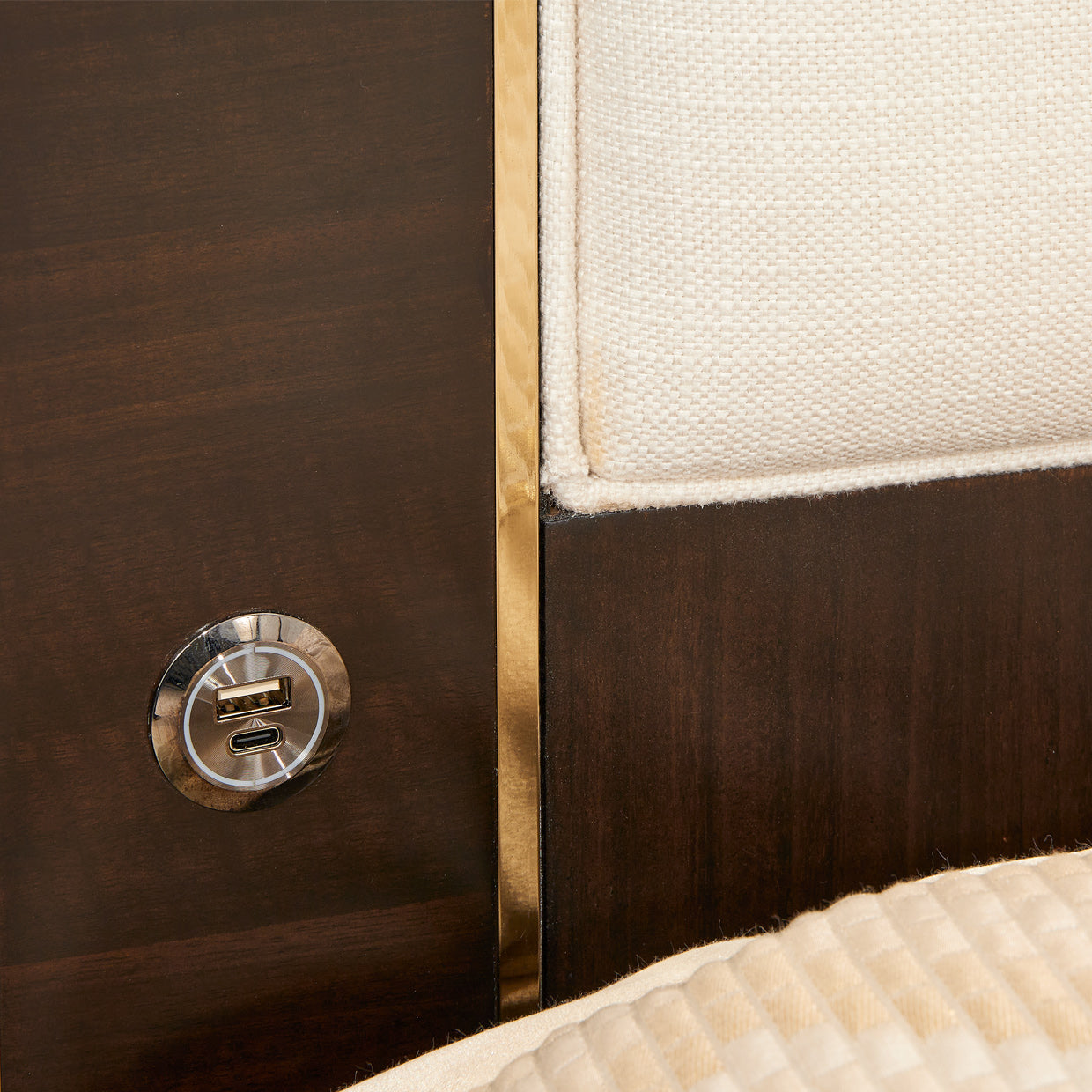 Belmont Place Queen Upholstered Bed - Espresso