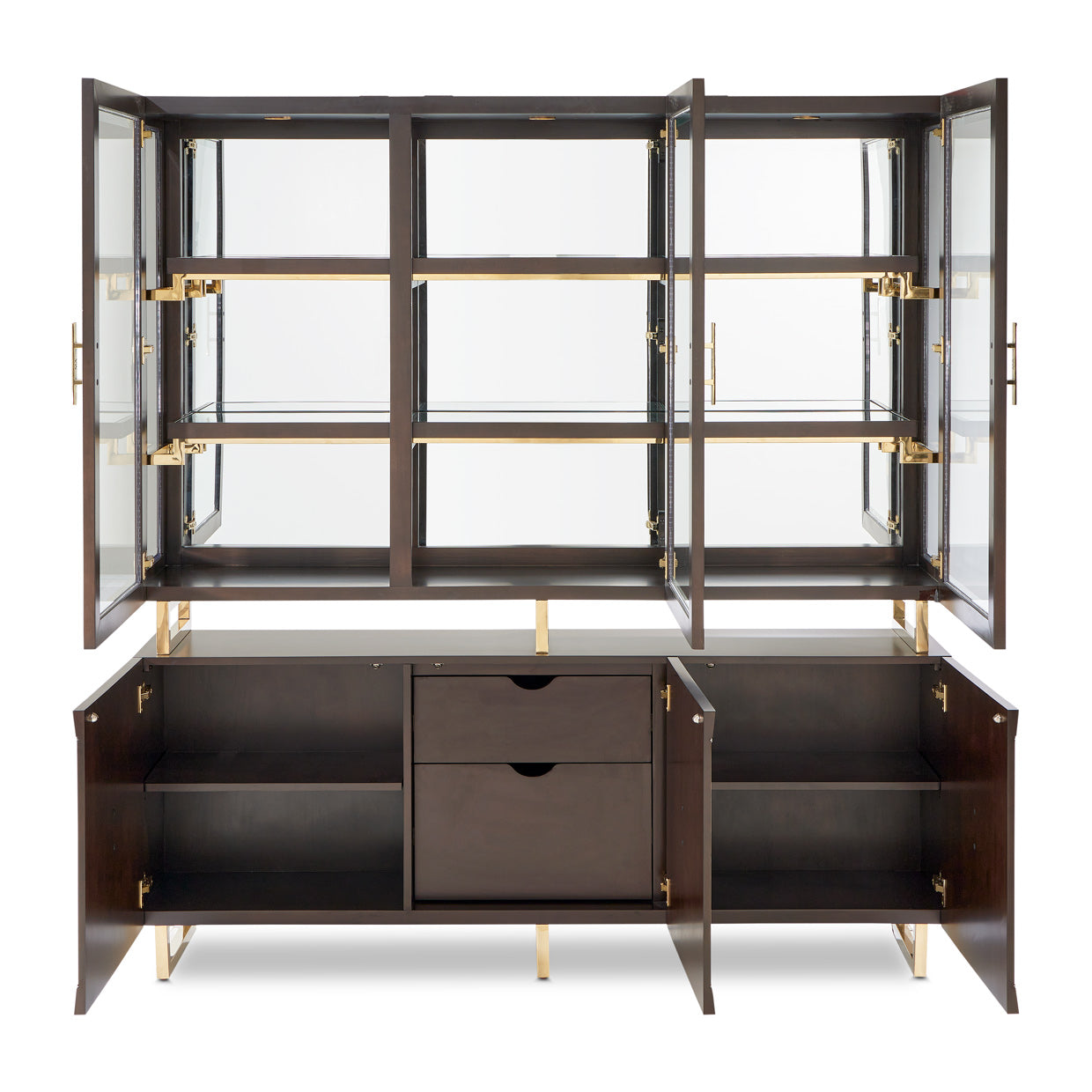 Belmont Place China Cabinet - Espresso