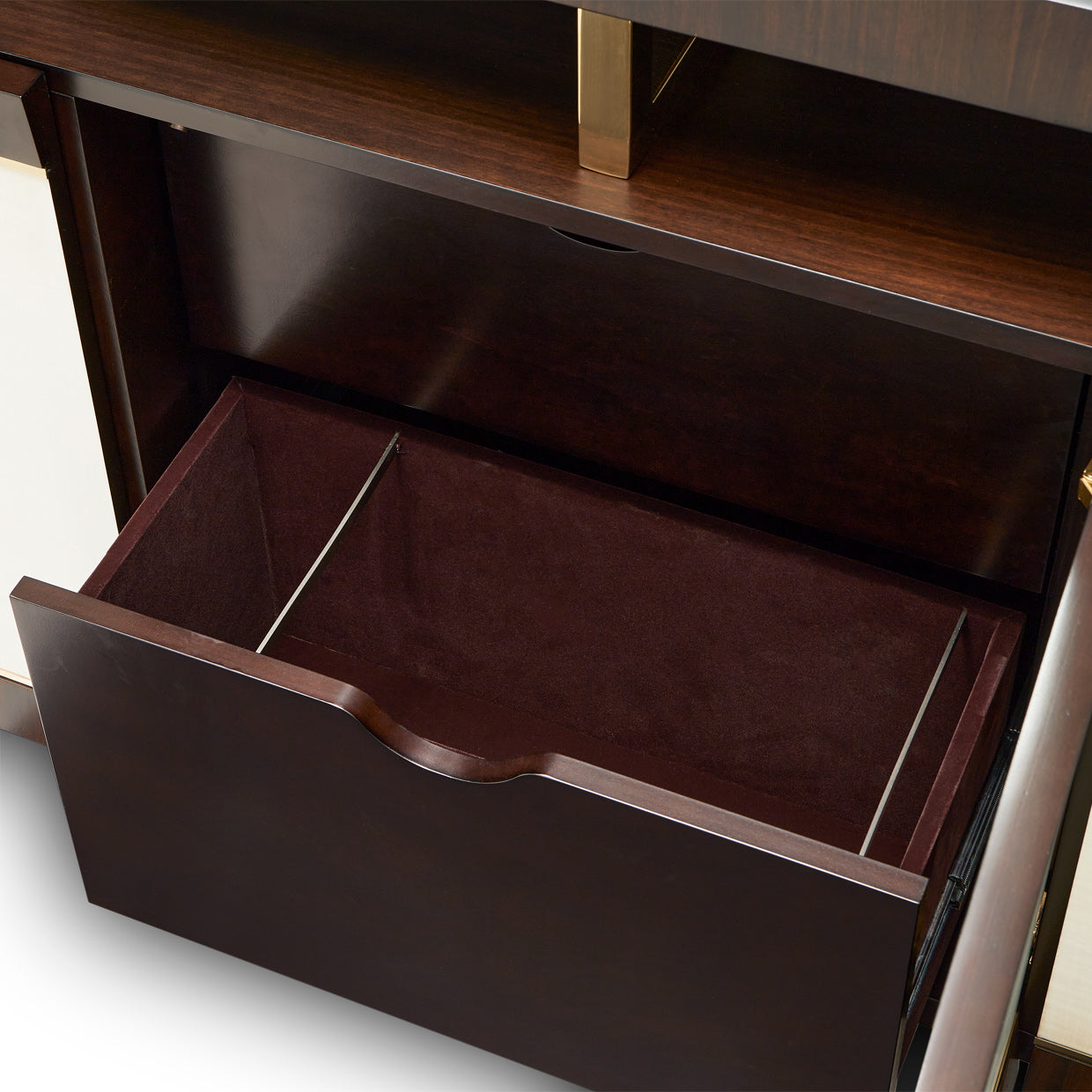 Belmont Place China Cabinet - Espresso
