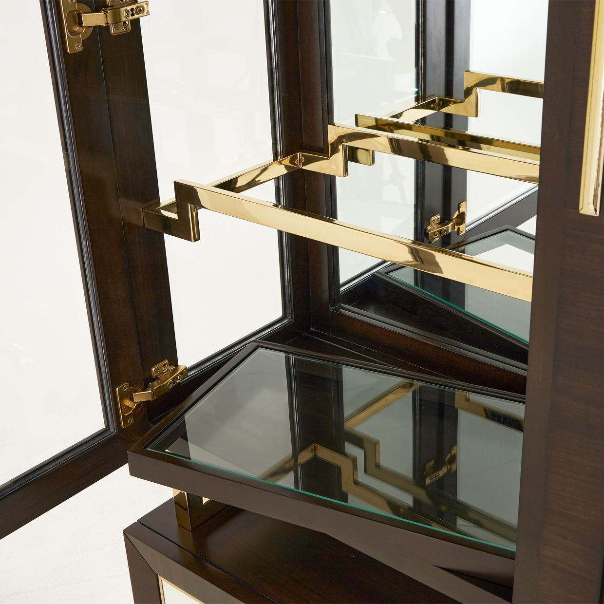 Belmont Place China Cabinet - Espresso