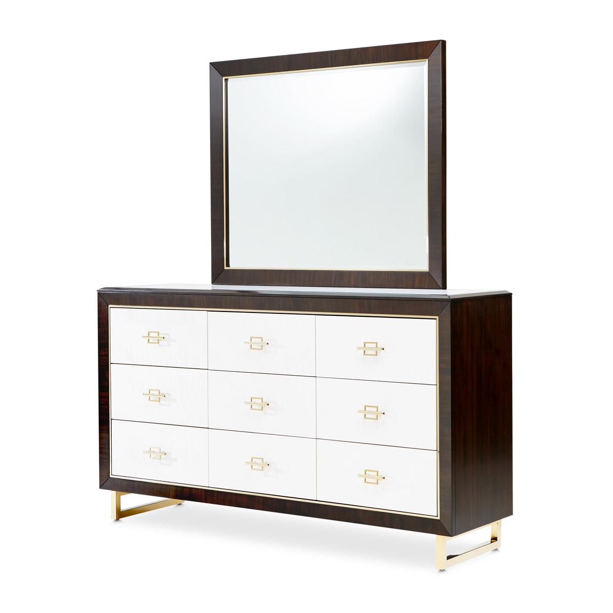 Belmont Place Dresser & Mirror - Espresso