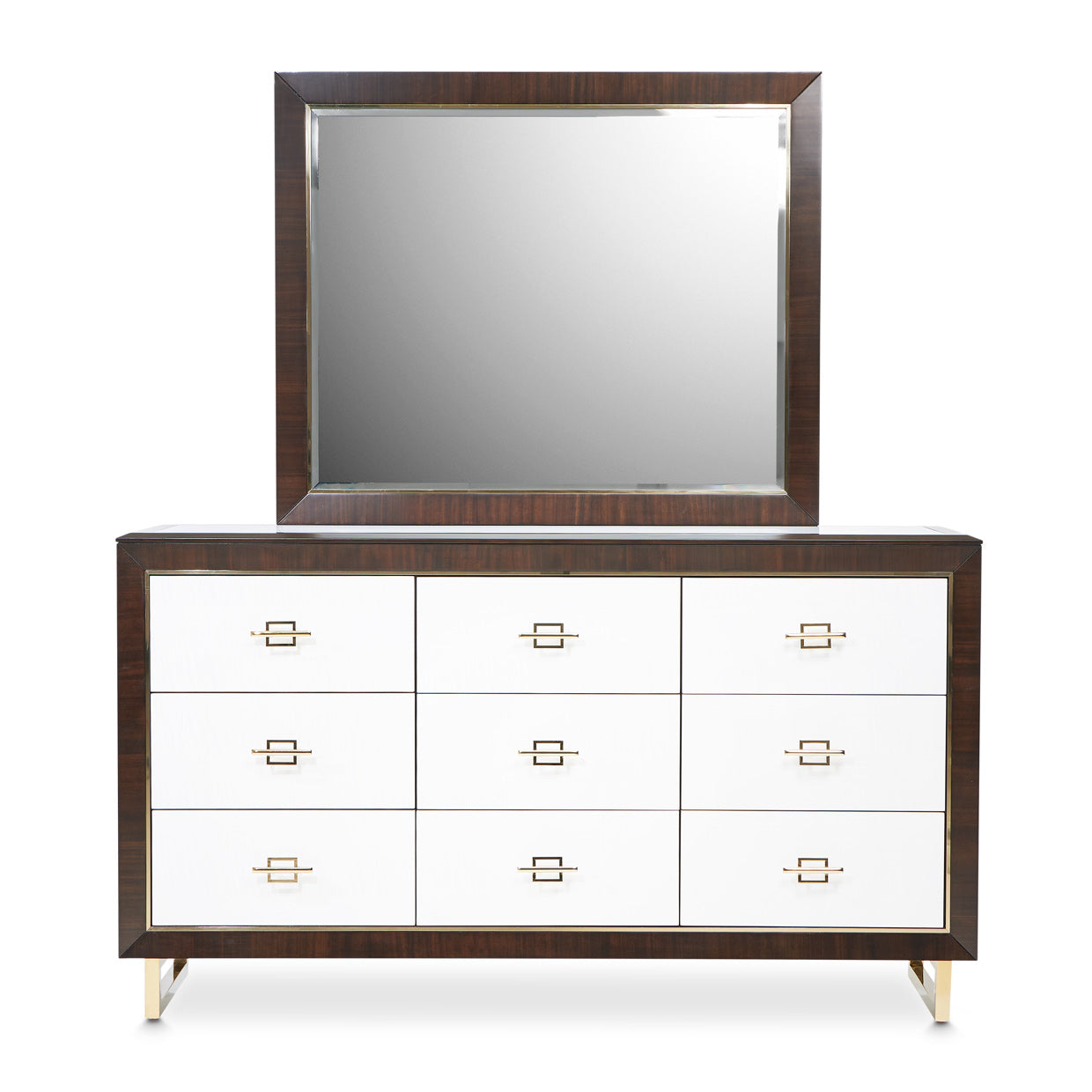 Belmont Place Dresser & Mirror - Espresso