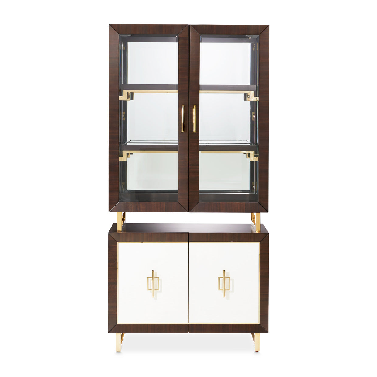 Belmont Place Display Cabinet - Espresso