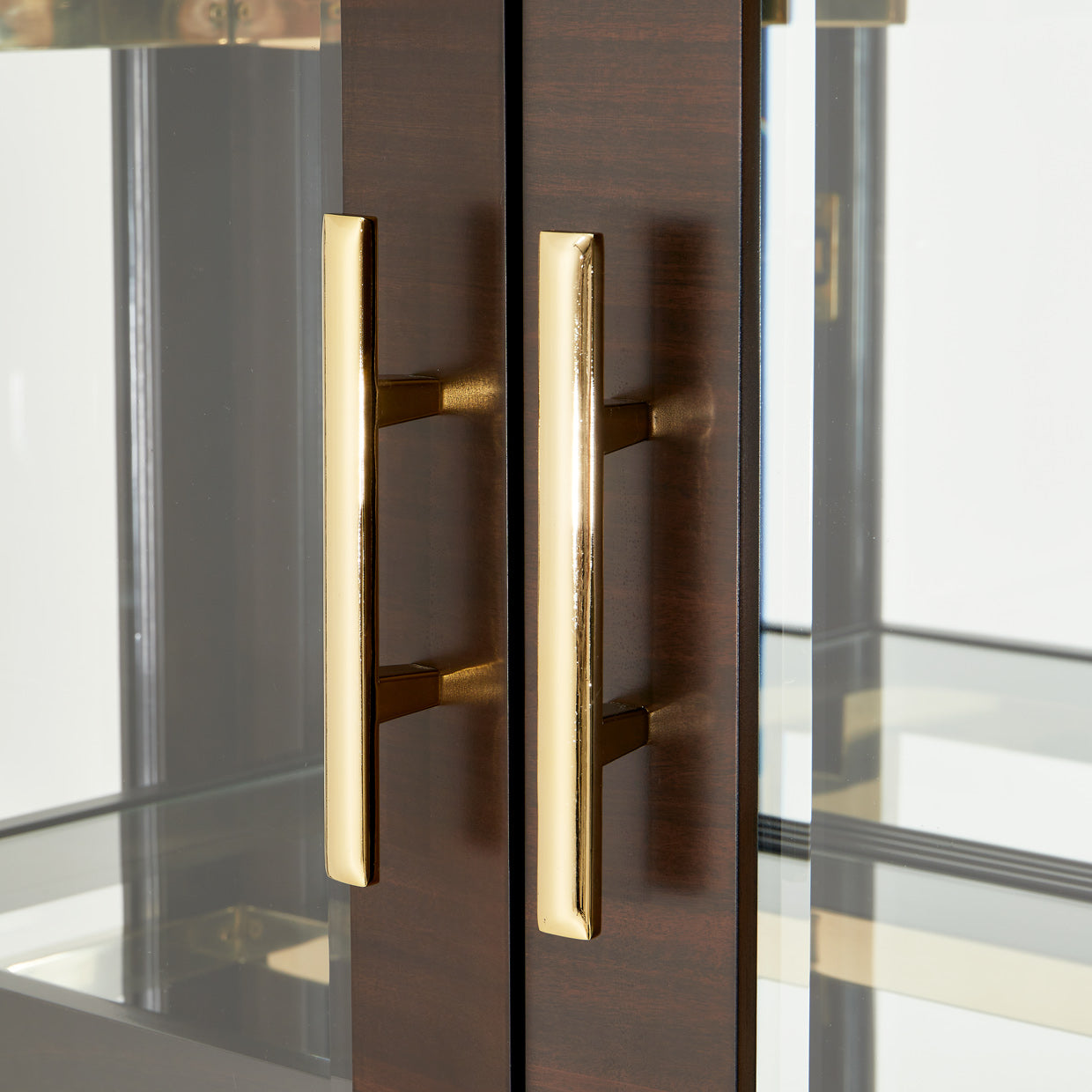 Belmont Place Display Cabinet - Espresso