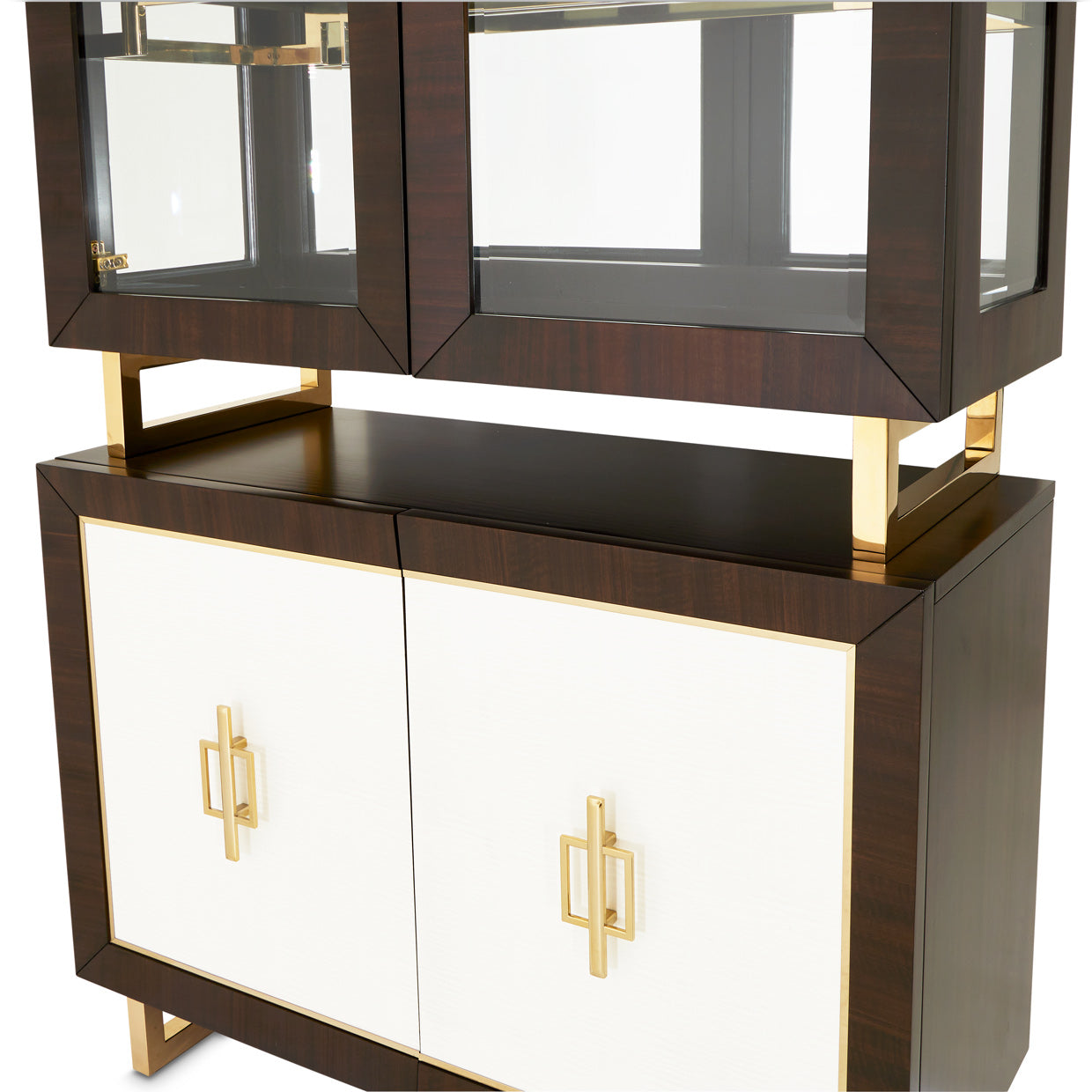 Belmont Place Display Cabinet - Espresso