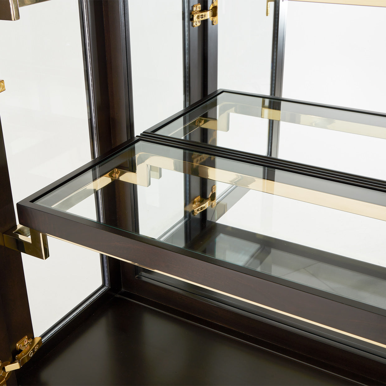 Belmont Place Display Cabinet - Espresso