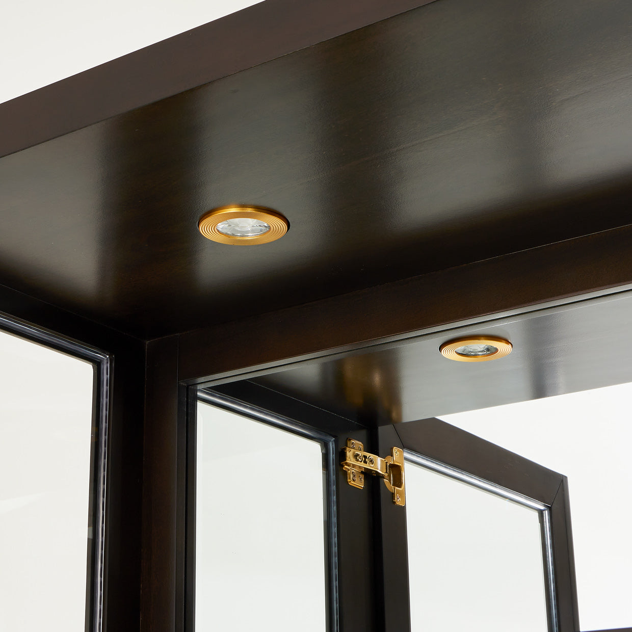 Belmont Place Display Cabinet - Espresso