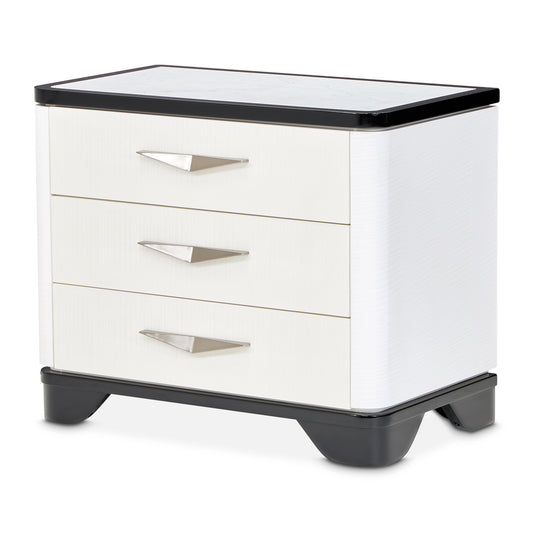 Tuxedo Nightstand, Large - Piano Keyboard