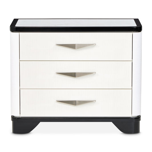 Tuxedo Nightstand, Large - Piano Keyboard