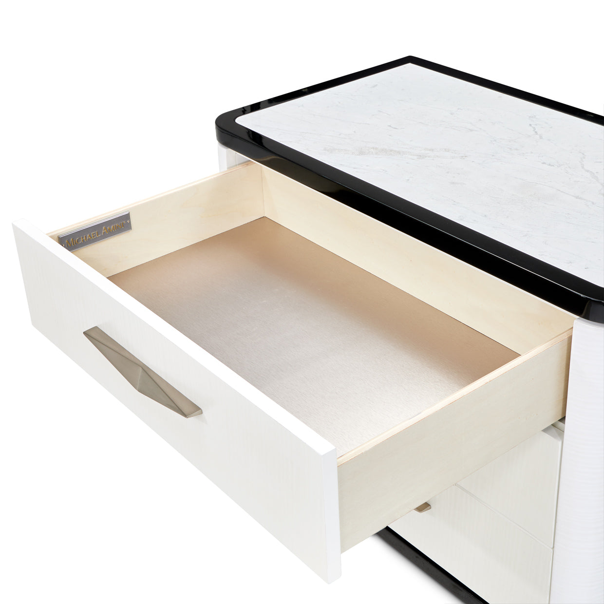 Tuxedo Nightstand, Large - Piano Keyboard