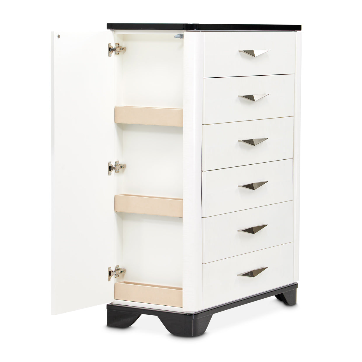 Tuxedo 6-Drawer Chest - Piano Keyboard