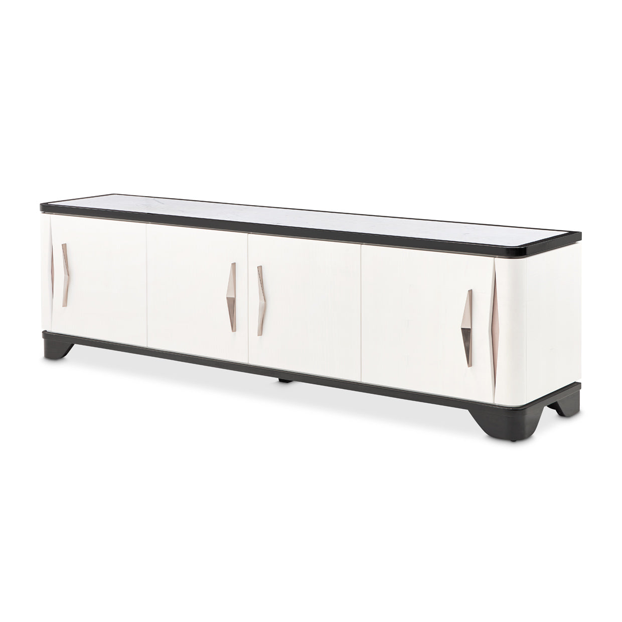 Tuxedo Media Cabinet - Piano Keyboard