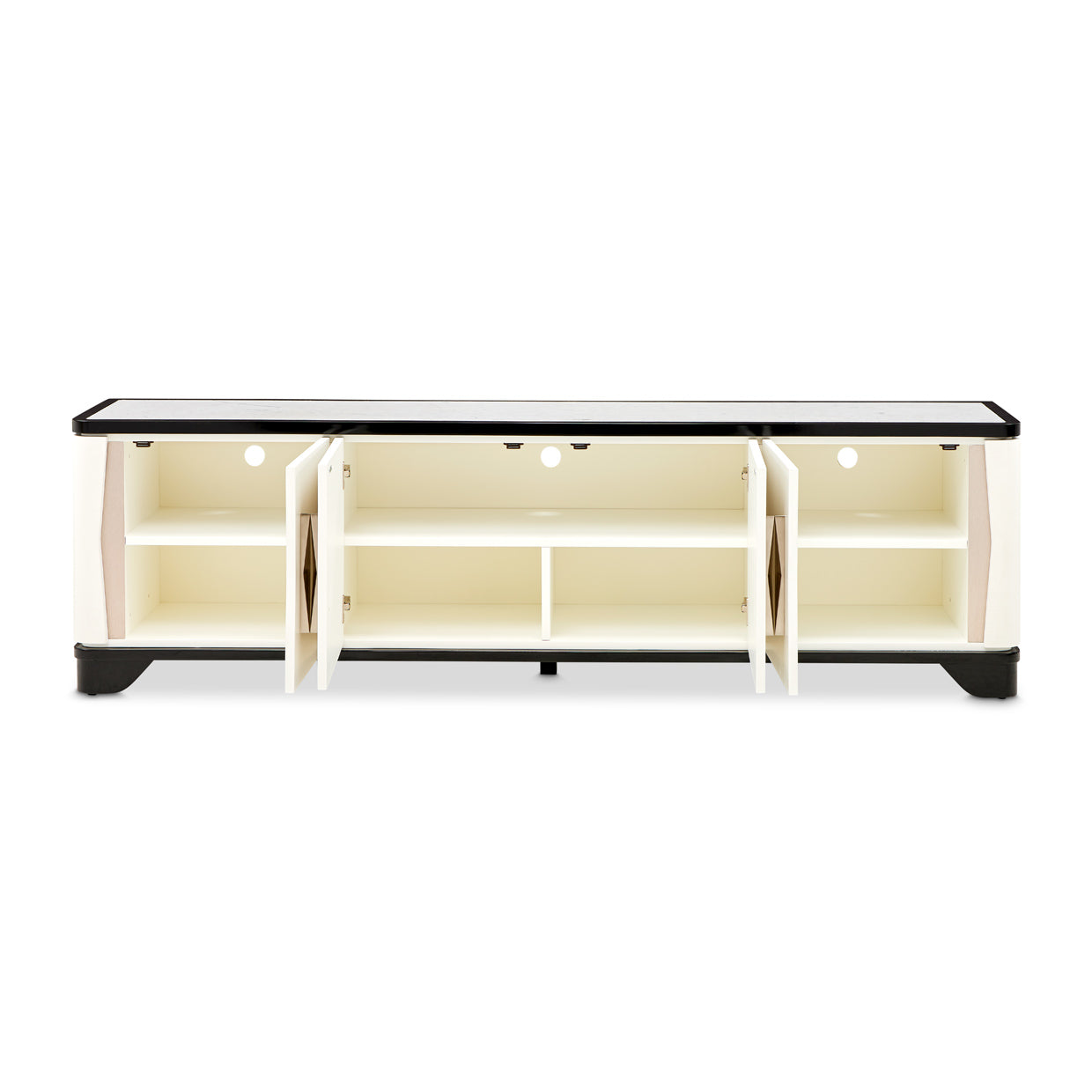 Tuxedo Media Cabinet - Piano Keyboard