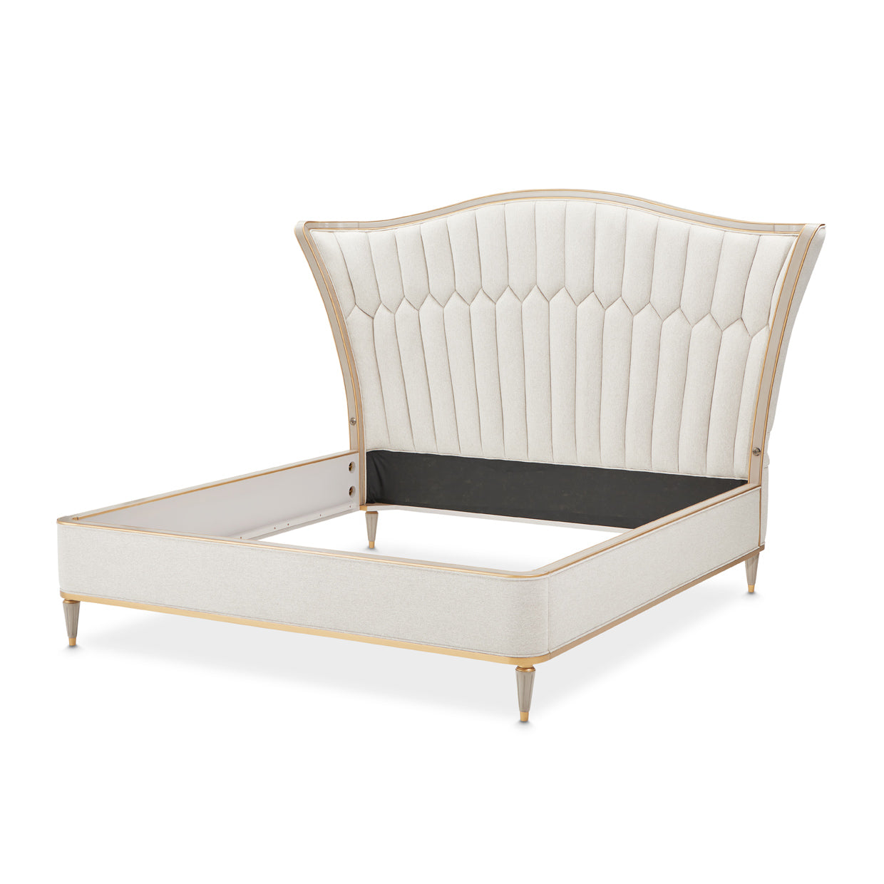 St. Charles Queen Upholstered Bed - Cirrus/Dove Gray