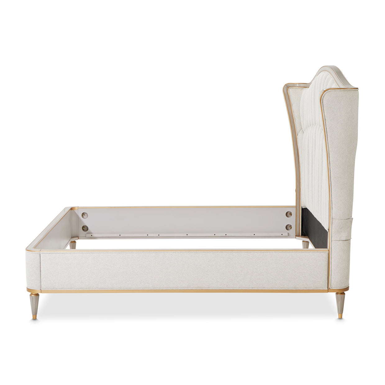 St. Charles Queen Upholstered Bed - Cirrus/Dove Gray