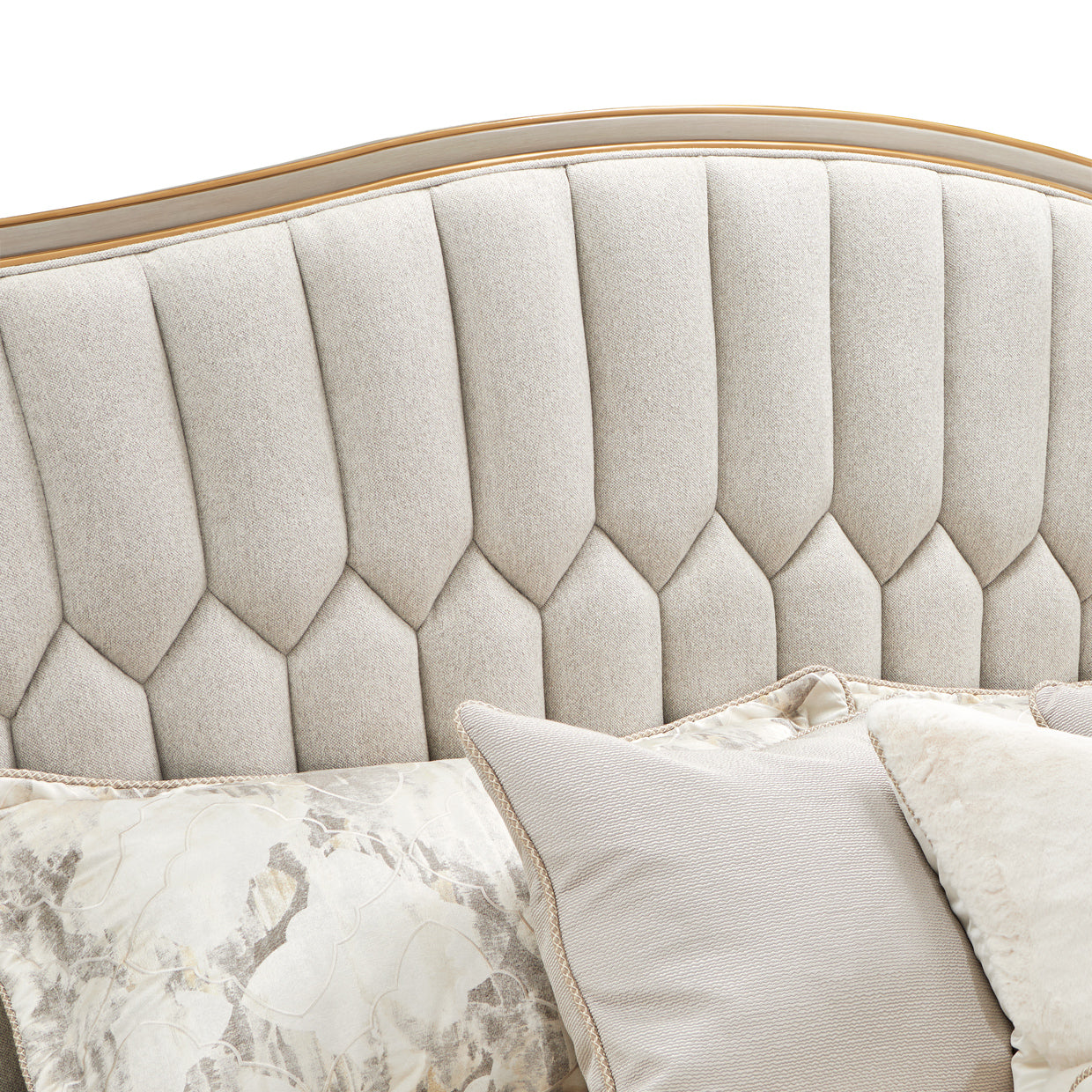 St. Charles Queen Upholstered Bed - Cirrus/Dove Gray