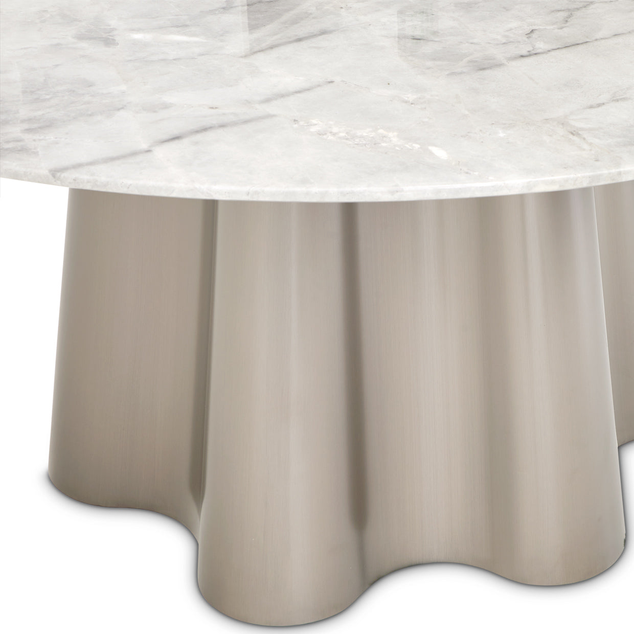 St. Charles Round Dining Table - Dove Gray