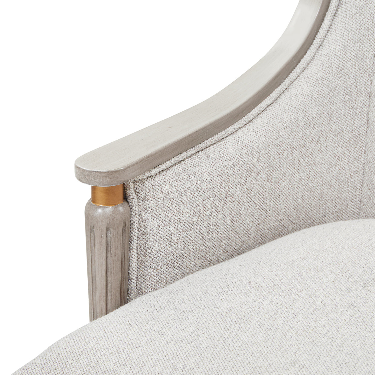 St. Charles Dining Arm Chair - Cirrus/Dove Gray