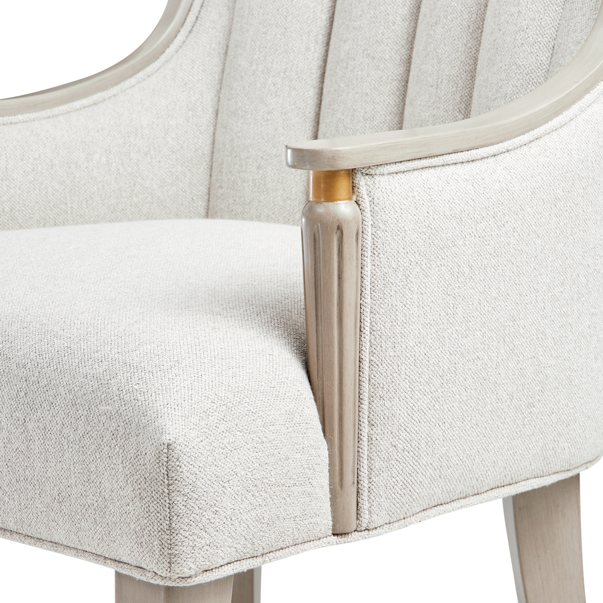St. Charles Dining Arm Chair - Cirrus/Dove Gray