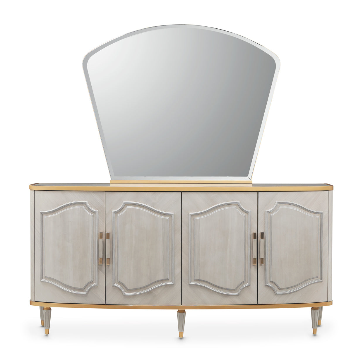 St. Charles Sideboard & Mirror - Dove Gray