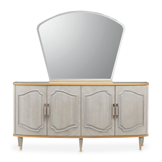 St. Charles Sideboard & Mirror - Dove Gray