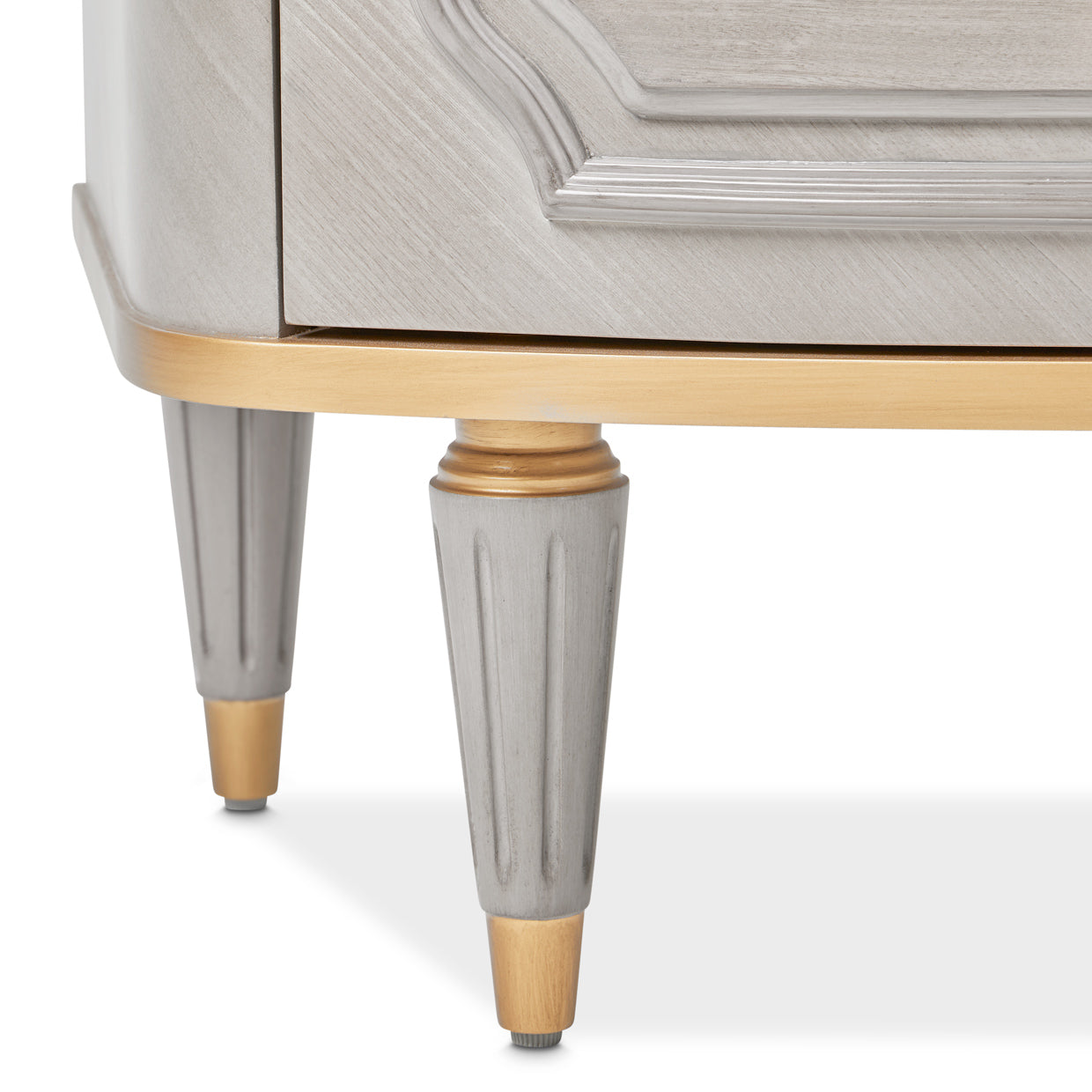 St. Charles 3-Drawer Nightstand - Dove Gray