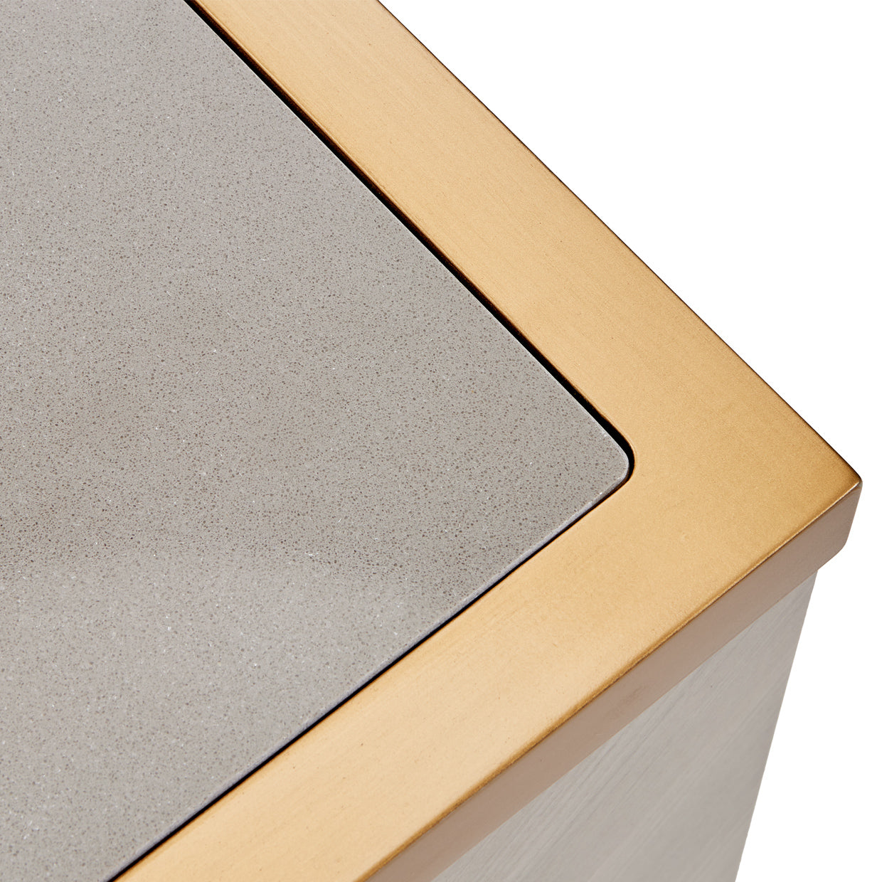 St. Charles 3-Drawer Nightstand - Dove Gray