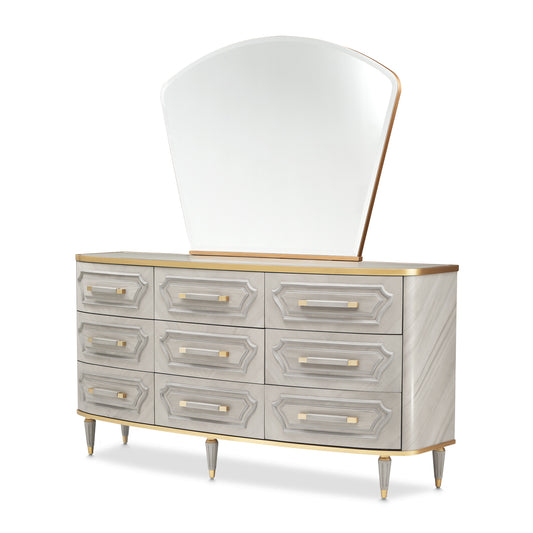 St. Charles Dresser & Mirror Dove Gray